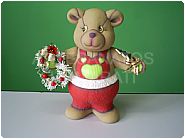 Detalhes do produto Urso Pote Noel 2